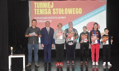Turniej Tenisa Stołowego o Puchar Wójta Gminy Wojsławice 2024